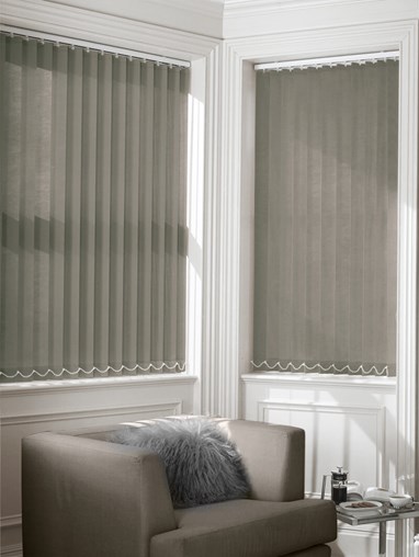 Warm Grey Daylight 89mm Vertical Blind Replacement Slats
