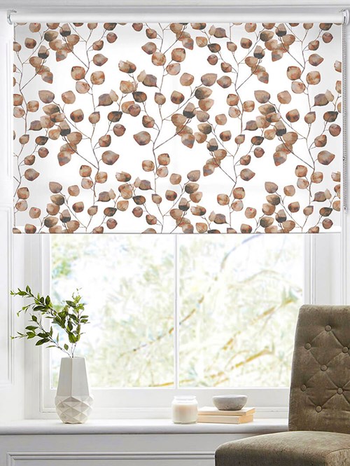 Climbers Autumn Floral Roller Blind