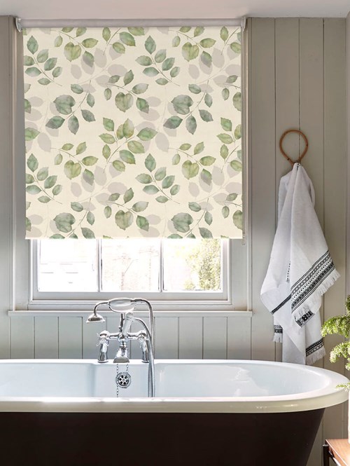 Falling Leaves Sandstone Roller Blind