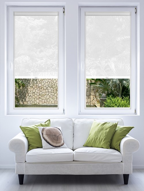 Lace White 3% Sunscreen Perfect Fit Roller Blind