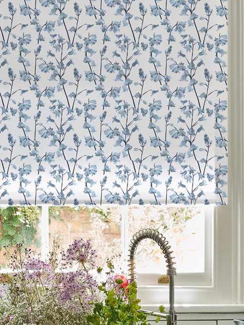 Bluebell Roller Blind by Lorna Syson