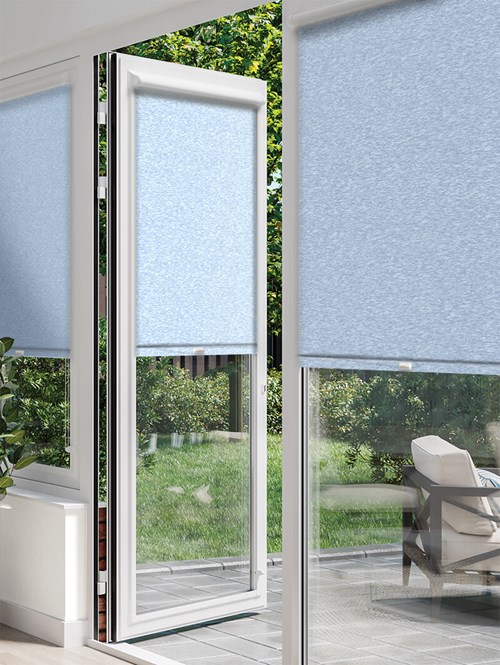 Amsterdam Powder Blue Perfect Fit Roller Blind
