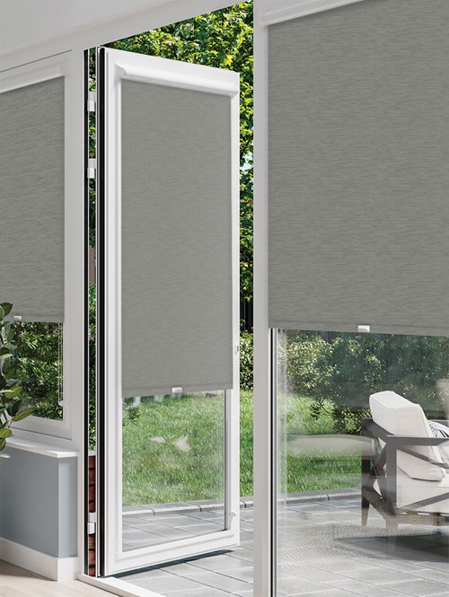 New York Shadow Grey Perfect Fit Roller Blind
