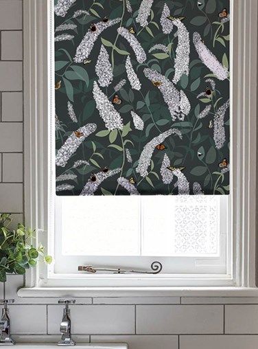 Buddleia Roller Blind by Lorna Syson