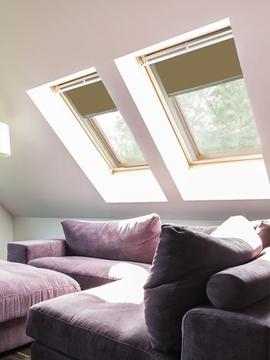 Classic Toffee Crunch Blackout Skylight Blind For Fakro Windows