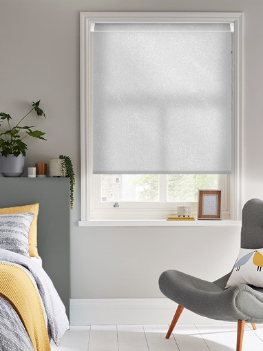 Pearl Silver Daylight Grip Fit Roller Blind