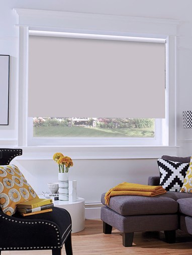 Chic Grey Blackout Thermal Roller Blind