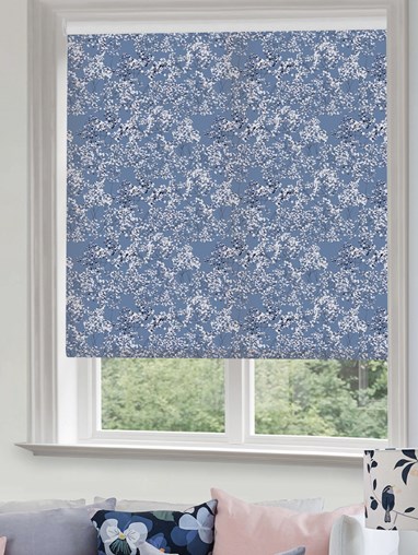 Arla Blue Roller Blind by Lorna Syson