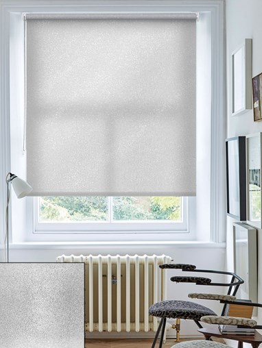 Pearl Silver Daylight Roller Blind