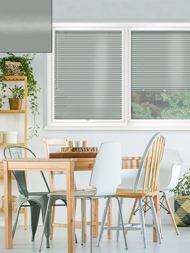 Gloss Military Grey 25mm Perfect Fit Venetian Blind