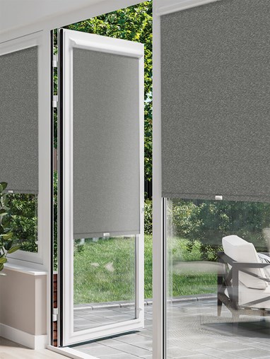 Amsterdam Graphite Perfect Fit Roller Blind