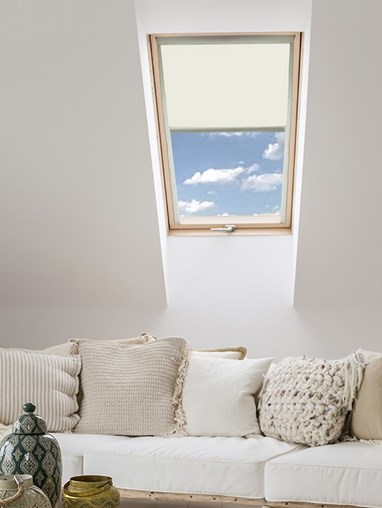 Classic Ivory Blackout Skylight Blind To Fit RoofLite Windows