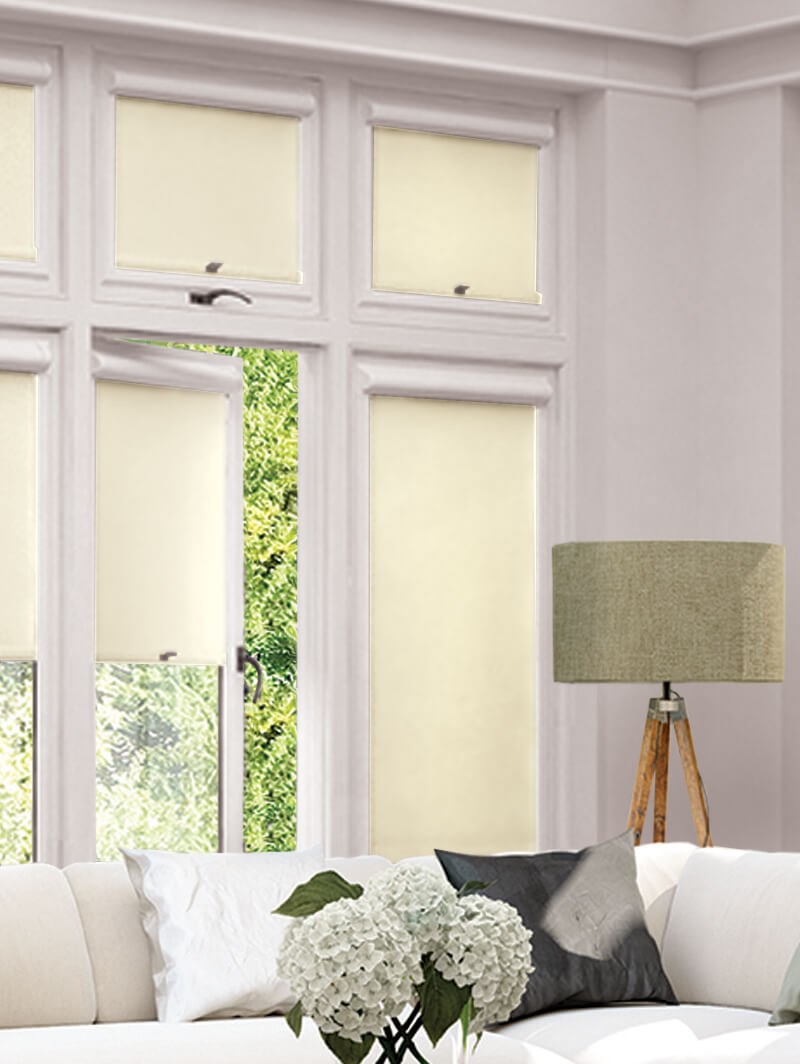 Blackout Cosy Cream Perfect Fit Roller Blind