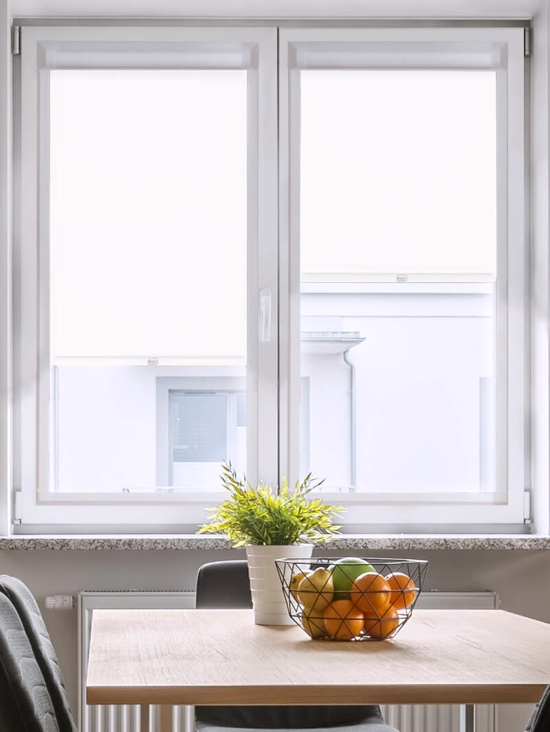 Daylight Carnation White Perfect Fit Roller Blind