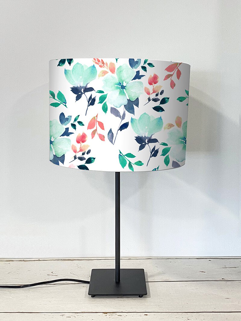 Mint Blossom Lampshade