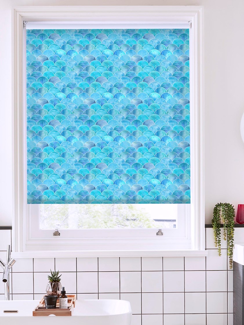 Fish Scales Roller Blind