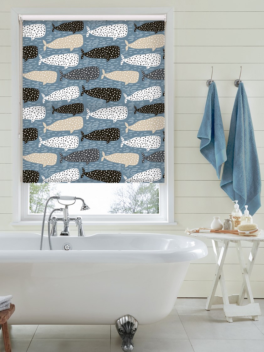 Whale Of A Time Jumbo Roller Blind