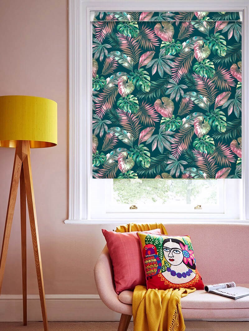 Sumatra Jewel Jungle Grip Fit Roller Blind