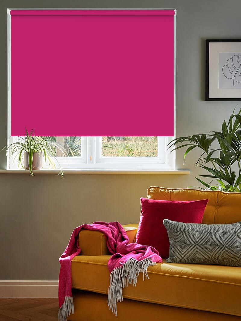 Spring Blinds Dahlia Blackout Spring Loaded Roller Blind