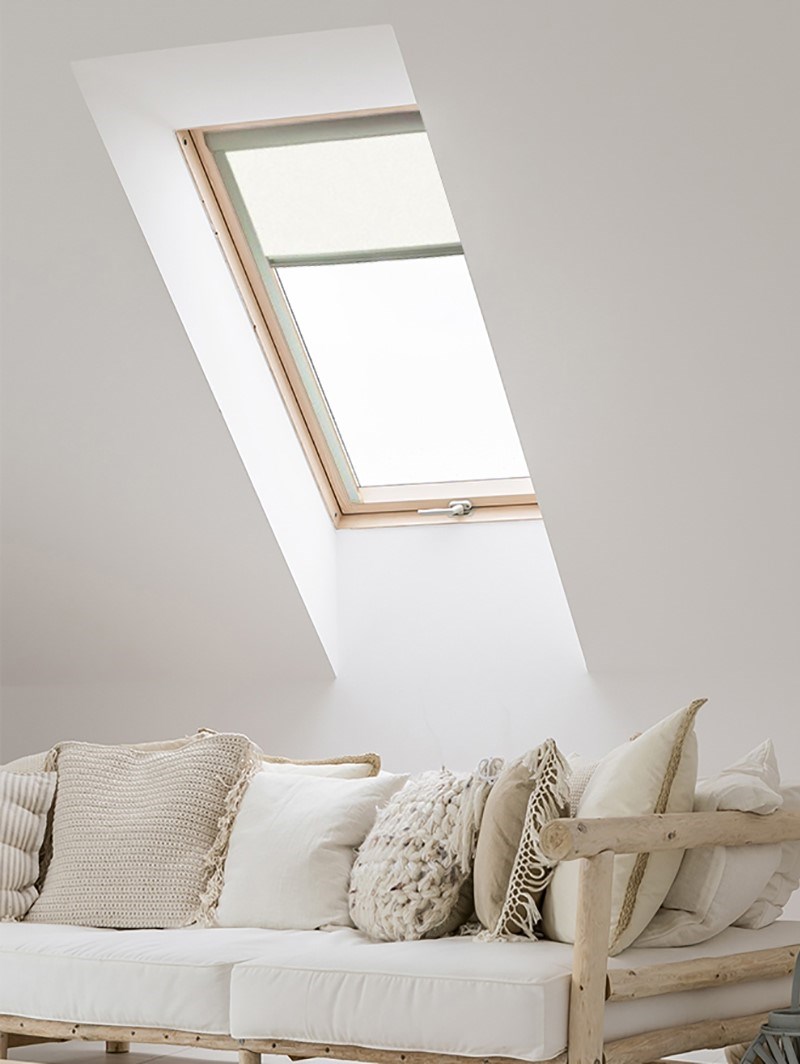 Classic White Blackout Skylight Blind To Fit RoofLite Windows