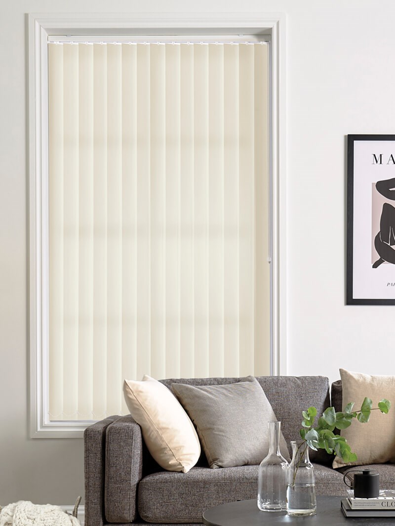 Tiree Alabaster Daylight 89mm Vertical Blind Replacement Slats