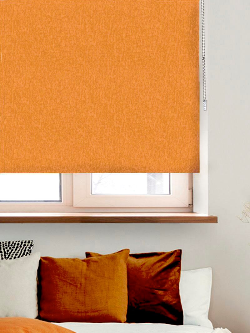 Victoria Tangerine Blackout Roller Blind
